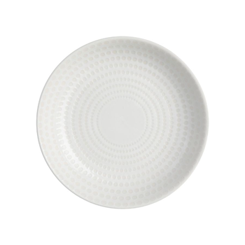 خمسة أشياء بسيطة ذكيةجالكسي طبق شوربة دائري من الحجر الرملي بتصميم أبيض 20 سم 103739432 1قطعة