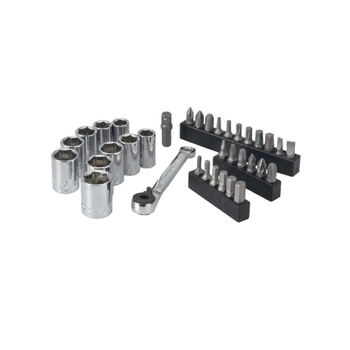 Craftsman  35-Piece Metric And Sae Right Angle Ratcheting Bit Driver Set Silver And Black 1/4 Inch 2008838 *(90663) 1Piece