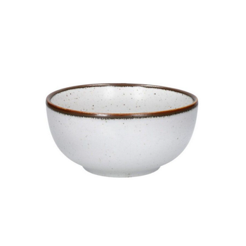 ريفوعاء ضيافة ستارلينج سيراميك مزجج متوافق مع غسالة الصحون كريمي وبني 12 سم MHSTRLNGBWL12 1قطعة