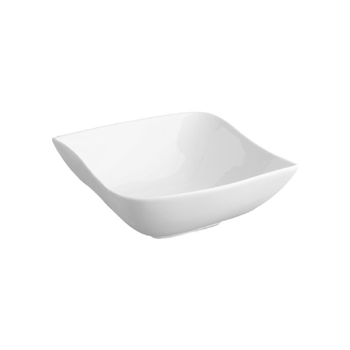 Saco Wave White Porcelain Salad Bowl 24cm