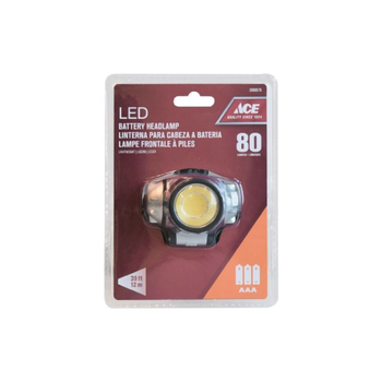 Saco LED Battery Headlamp Black 15.8x6.5x12.3cm