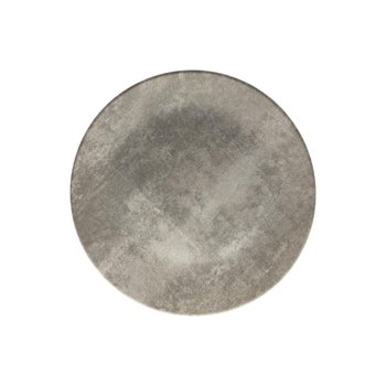 جيه جيه ايه اس ايه مارك طبق عشاء دائري مارك بتصميم حيوي من الخزف رمادي 26 سم 154566 1قطعة