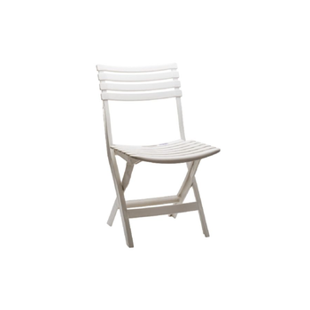 Cosmoplast Plastic Folding Camping Chair White 78 X 39.5 X 35 Cm Ifoffc001 *(2783) 1Piece