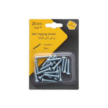 Saco Honeybee Silver Self-Tapping Screws 20 Pack