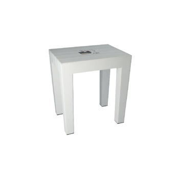 تاتاي  ستاردي مقعد قوي متعدد الأغراض مصنوع من مادة البولي بروبيلين عالي الجودة باللون الأبيض 41.656 × 38.1 × 28.956 سم 4436501 1قطعة