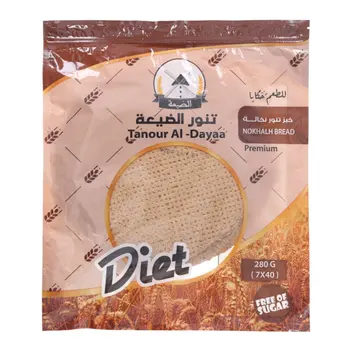 Tanour Healthy No-Sugar Bran Bread 6x240g