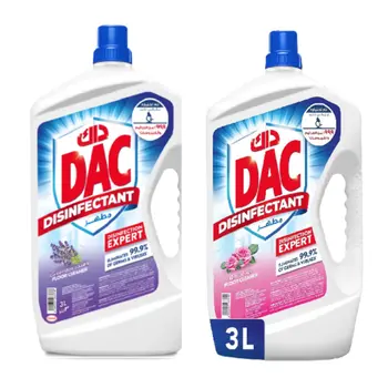 DAC Lavender Rose Disinfectant Floor Cleaner 3L DAC Desinfectant  3L LAVENDER + Rose 3L
