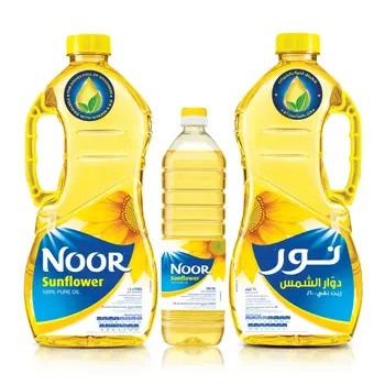 زيت دوار الشمس نور ٣ عبوات (٢ × ١.٥ لتر + ٥٠٠ مل) بلاستيك