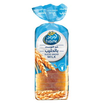 Lusine Sliced Milk Bread 600g