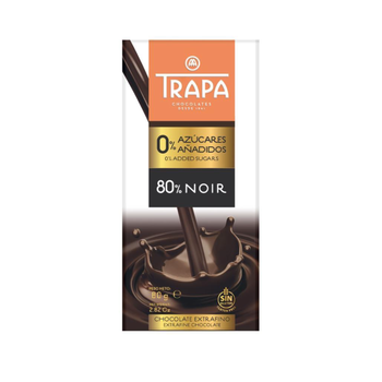 Trapa 80% Dark Chocolate 80g