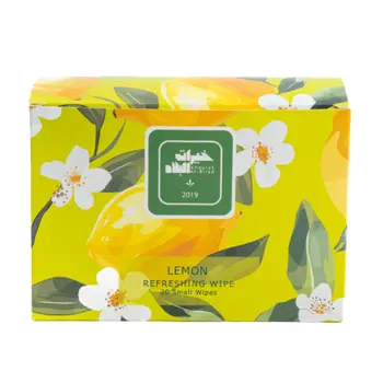 خيرات البلاد مناديل علب مبللة صغير ليمون 20حبة