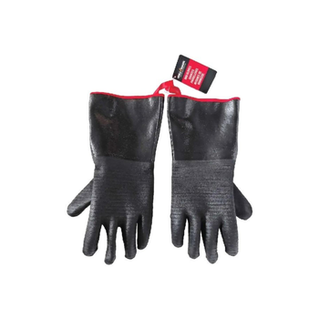 Saco Black BBQ Grilling Gloves 35cm