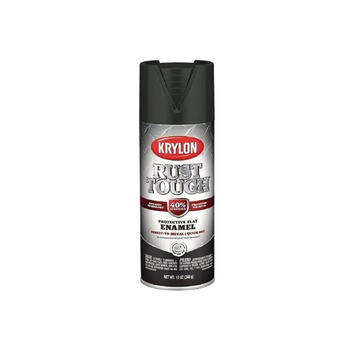 Krylon Rust Tough Black Enamel Spray Paint 12 Oz