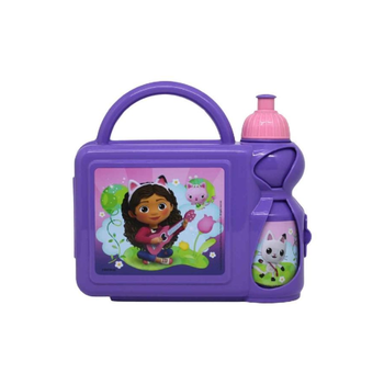 فيرست كيد  112-09-025 طقم صندوق غداء وزجاجة مياه عالي الجودة بنفسجي 30.48 x 19.5 x 20.9 سم 1قطعة