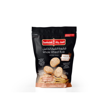 Sunbulah Whole Wheat Rusk with Bran 300g