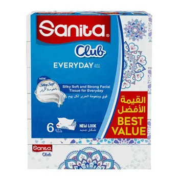 سانيتا مناديل كلوب 6قطع