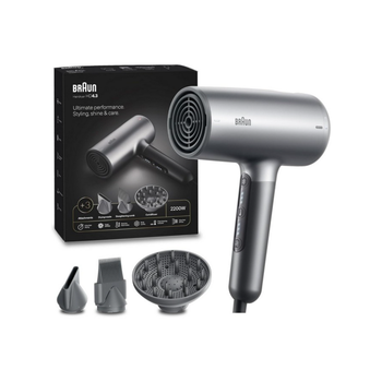 براون HD-435 مجفف شعر 2200 واط مع أداء فائق رمادي 04011 1.39كيلو