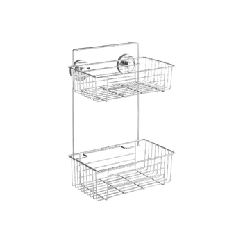 وينكو باري حامل للدش للتثبيت على الحائط بالعزل الهوائي دورين فضي 14.96 x 10.24 x 6.7 سم 20889100 1قطعة