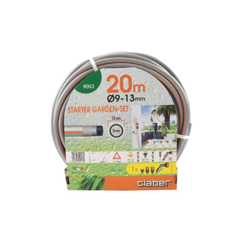 كلابر JE90530000 اكوا ستوب طقم خرطوم الحديقة عالي الجودة متعدد الألوان 20 متر  1قطعة