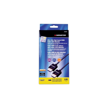 مونستر جهو  3509932 جست هوك إت أب كابل إتش دي إم أي فائق النحافة وعالي السرعة من 10 أقدام  1قطعة