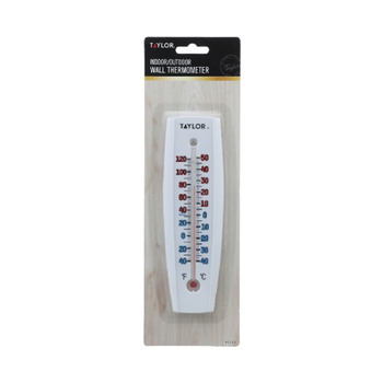 TAYLOR White Wall Thermometer 8 Inch