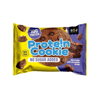 Soj Protein Cookie Brownie No Sugar Added 37g