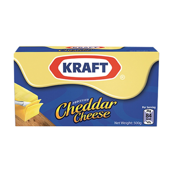Kraft Cheddar Cheese Block 500g