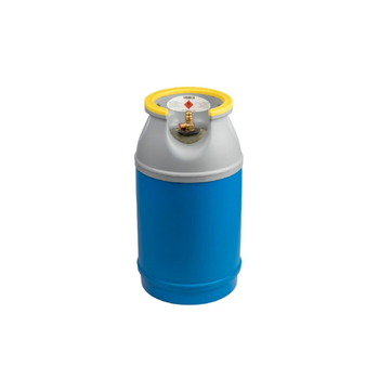 Gasco Durable and Portable Fiberglass Gas Cylinder Blue and Grey 24.5 L 101000004 *(72311) 5.64Kg