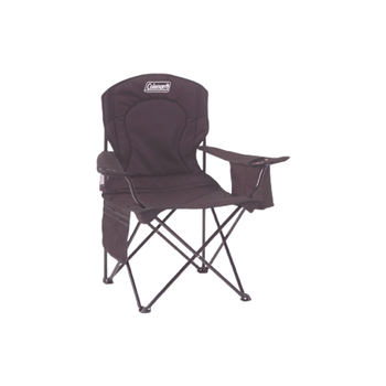 Coleman High-Quality and Durable Folding Camping Chair with Built-In 4-Can Cooler Black 21.59 x 53.848 x 44.45 cm 2000032007 *(95302) 3.36Kg