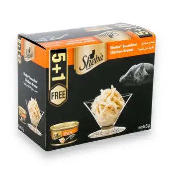 شيبا طعام قطط 5+1×85جرام