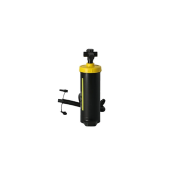 LIVING ACCENTS Double Action Hand Air Pump Black/Yellow