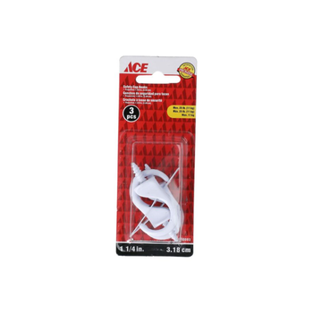 Ace Durable And Sturdy Safety Cup Hooks White 1-1/4Inch 1Piece