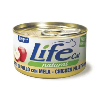 Life Cat Natural Chicken & Apple Wet Cat Food 24x85g