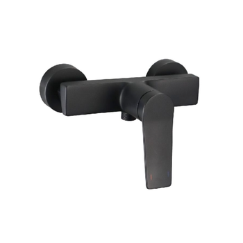 قطرة أكوا صنبور الدش المتين بتصميم عصري ومقبض واحد مصنوع من النحاس الصلب تأتيك باللون الاسود 1 × 1 × 1 سم JS-622504B 1قطعة