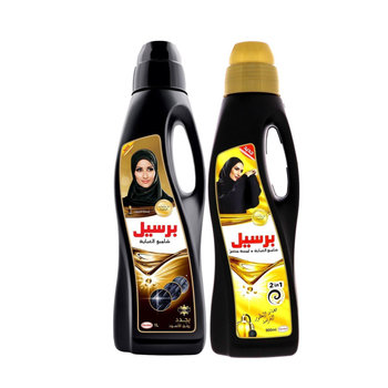 برسيل سائل غسيل العباية بالعود 1لتر + برسيل 2 في 1 اسود 900مل