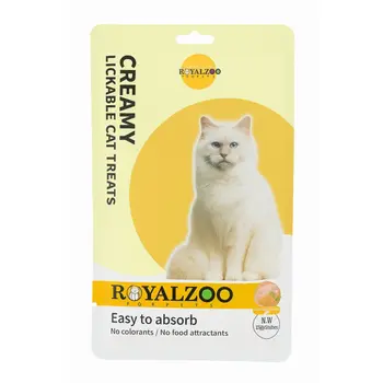 رويال زو مكافآت قطط دجاج فاخرة 5×15جرام