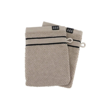 تندنس طقم قفازات إستحمام من القطن الفاخر مكون من قطعتين تواين وأسود 15× 21سم AA7011161 1قطعة