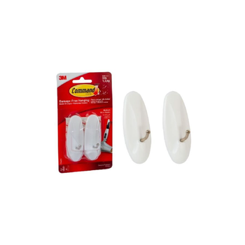 Command White Wire Hook Medium 2 Pieces