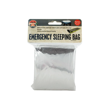 Kole Compact And Reflective Reusable Camping Sleeping Bag Silver 38 X 76 Inch Ol956 *(84649) 1Piece