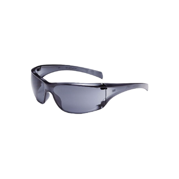 3M UU008320408 فيرتوا ايه بي نظارات واقية مضادة للخدش والأشعة فوق البنفسجية خفيفة الوزن من البولي كربونات رمادي 27.6 × 13.4 × 5.2 سم 1قطعة