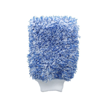 Saco Blue-White Microfiber Wash Mitt 25x19cm