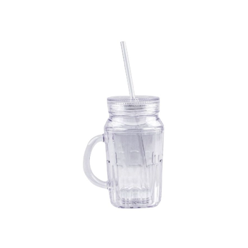 FELLI Kafla Mason Jar Tumbler Glass 12oz