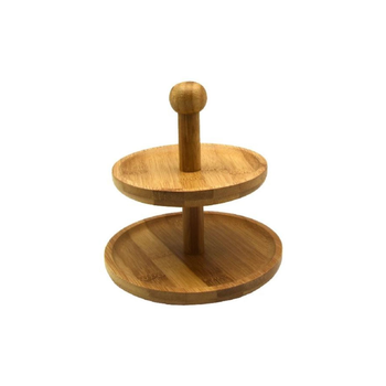 بين سيرفي سلة للوجبات الخفيفة من الخيزران بتصميم أنيق بشكل مستدير بلون بني، بأبعاد 15.5× 16.5سم، G17-X279 1قطعة