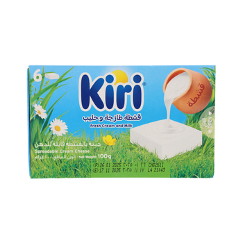 كيري جبنة مربعات كريمي 100جرام