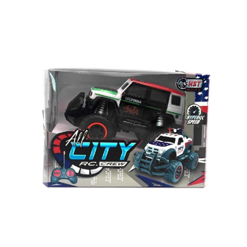 هاست هايبر سبيد كاليفورنيا أول سيتي كرو شاحنة بتحكم عن بعد متعددة الألوان 11.5× 10× 16سم 6146A-H 1قطعة