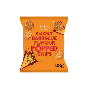M&S Food Smoky Barbecue Flavour Popped Chips 23g