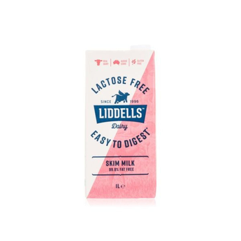 Liddells Lactose-Free Skim Milk 1L