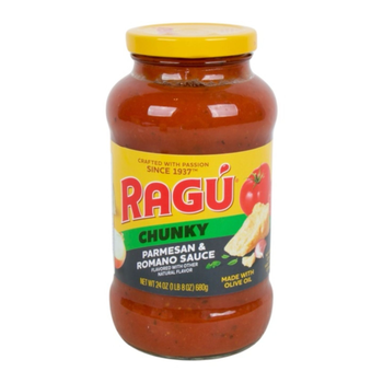 Ragu Parmesan & Romano Chunky Sauce 680g
