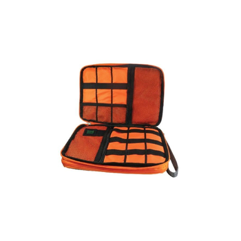 Orange-Black Waterproof Travel Bag