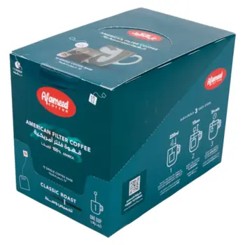 العميد قهوة فلتر أمريكية تحميص وسط 12×14جرام